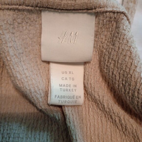 H&M XL Button Front Romper Adj Spaghetti Straps, Comfy Cruise Beach Resort - Picture 4 of 9